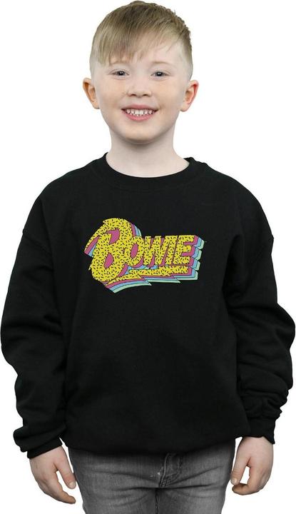 Immagine prodotto David Bowie Moonlight 90s Logo Felpa Ragazzi (116)