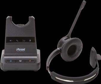 Actual product image Auerswald COMfortel H-600 Headset DECT (Wireless, Cable, USB Type-B)