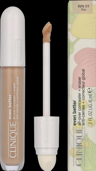 Actual product image Clinique Even Better All-Over Concealer + Eraser (WN 01 Flax)