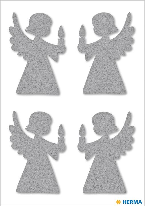 Produktbild HERMA Weihnachtssticker Engel 1 Blatt, 4 Sticker