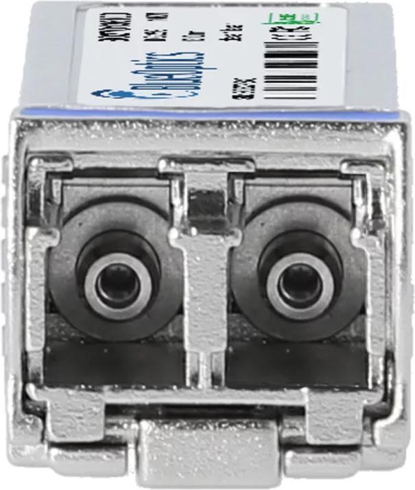 Actual product image BlueOptics Cisco SFP-10/25G-LR-I compatible SFP28 transceiver for singlemode 10 or 25 Gigabit highspeed data