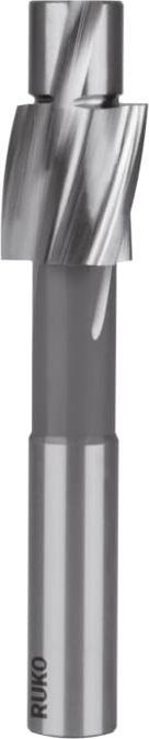 Image du produit Ruko Contre-perçage DIN 373 M8 Nuance moyenne pour trou débouchant HSS Blanc Nombre d'arêtes de coupe 3 (15 millimètres)