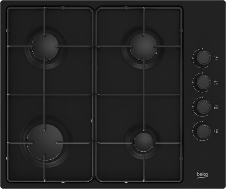 Actual product image Beko HIBG64120SB Kochfeld Integriert Gaskochfeld 4 Zone(n)