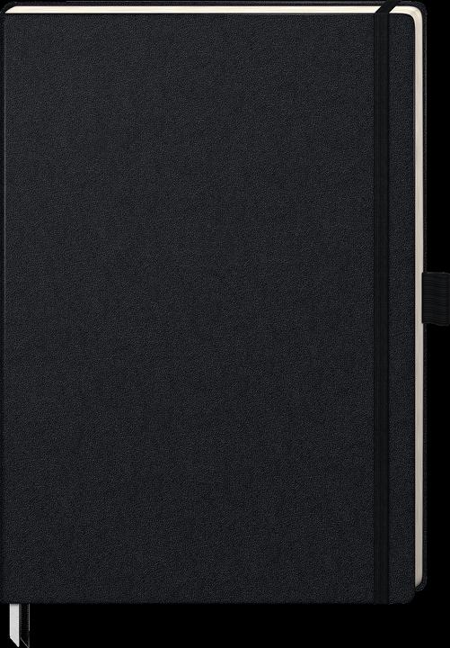 Produktbild Notizbuch KOMPAGNON A4 liniert, schwarz Hardcover 192 Seiten (A4, Liniert, Harter Einband)