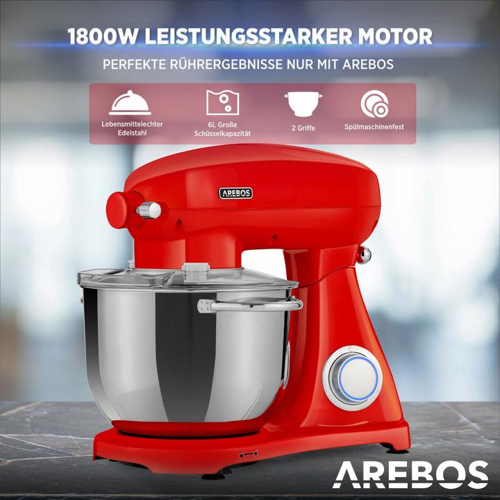 Image du produit Arebos Robot de cuisine (1800 W)