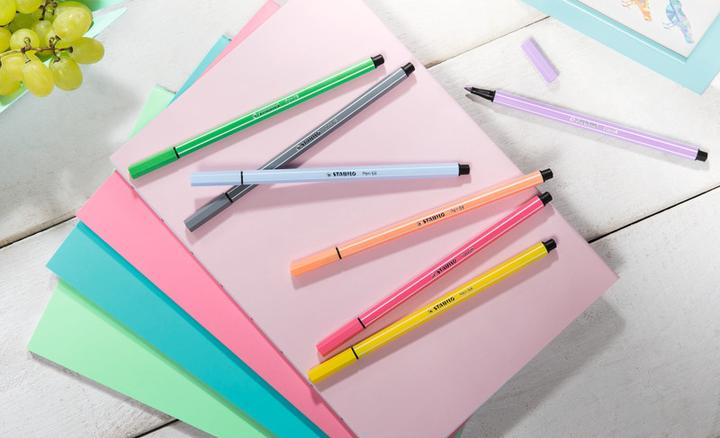 Actual product image STABILO Pen 68 Premium felt-tip pen (Papaya, 1 x)