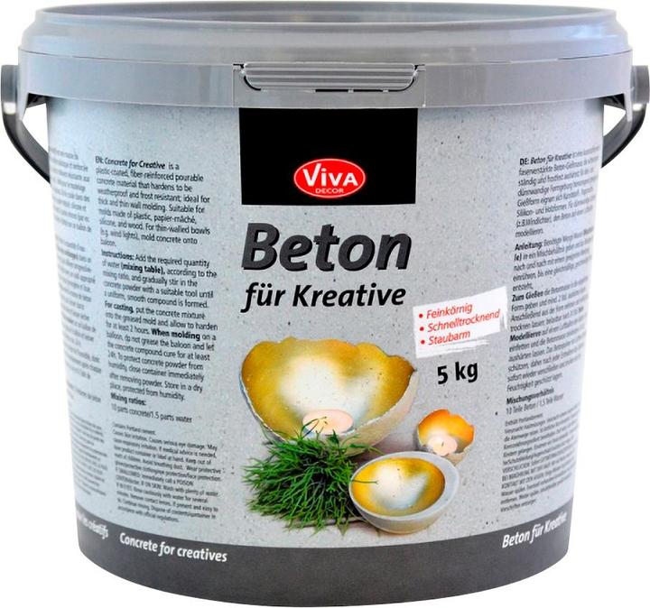 Produktbild Viva Decor Gieá-Beton, feink”rnig, 1,5 kg Eimer