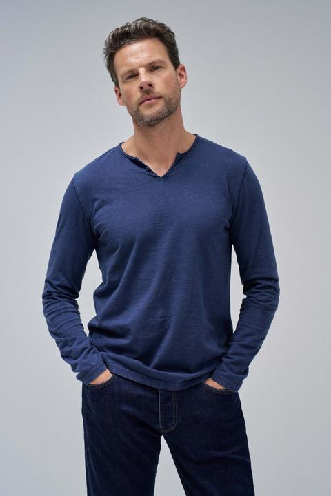 Salsa Jeans Langarmshirt Jersey Longsleeve Serafino