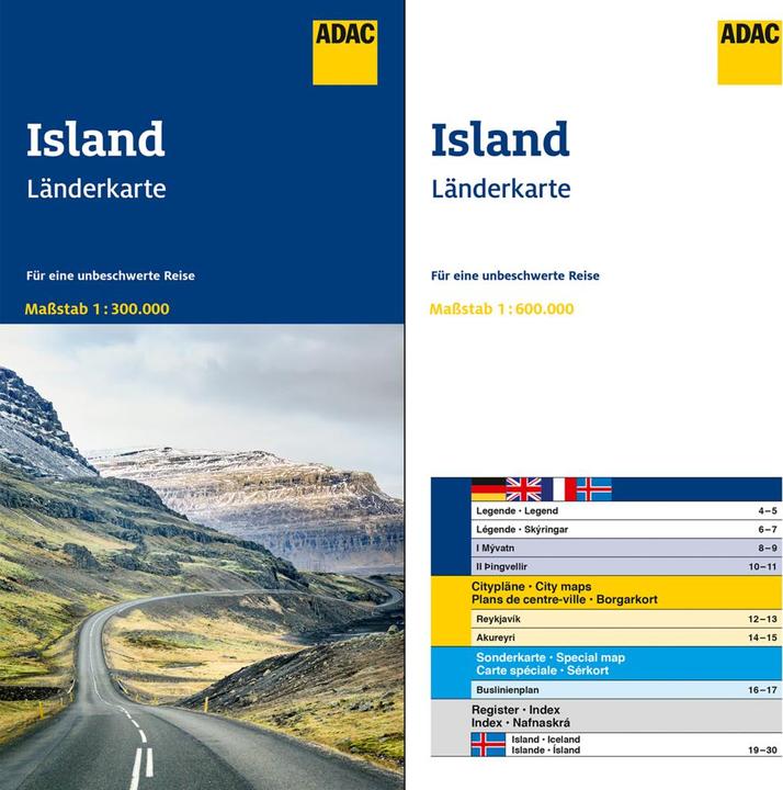 Image du produit Carte d'Islande 1:600.000
