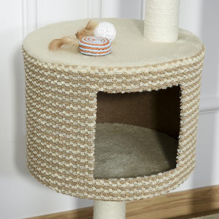 Immagine prodotto Jamb Albero per gatti (96 cm, Beige+caffè)