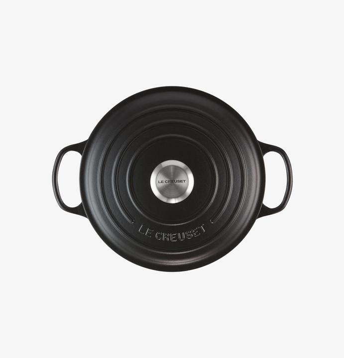 Image du produit Le Creuset Rôtissoire Gourmet Signature 24 cm Noir (24 cm, Cocotte + faitout, Fonte)