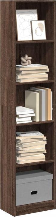 Immagine prodotto VidaXL Bücherregal Regal Standregal Büroregal Aktenregal Braun Eichen-Optik (40 x 24 x 176 cm)