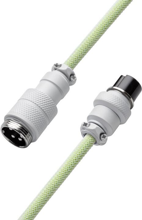 Actual product image CableMod Pro Coiled Keyboard Cable USB-C to USB Type A, Lime Sorbet (1.50 m, USB 2.0)