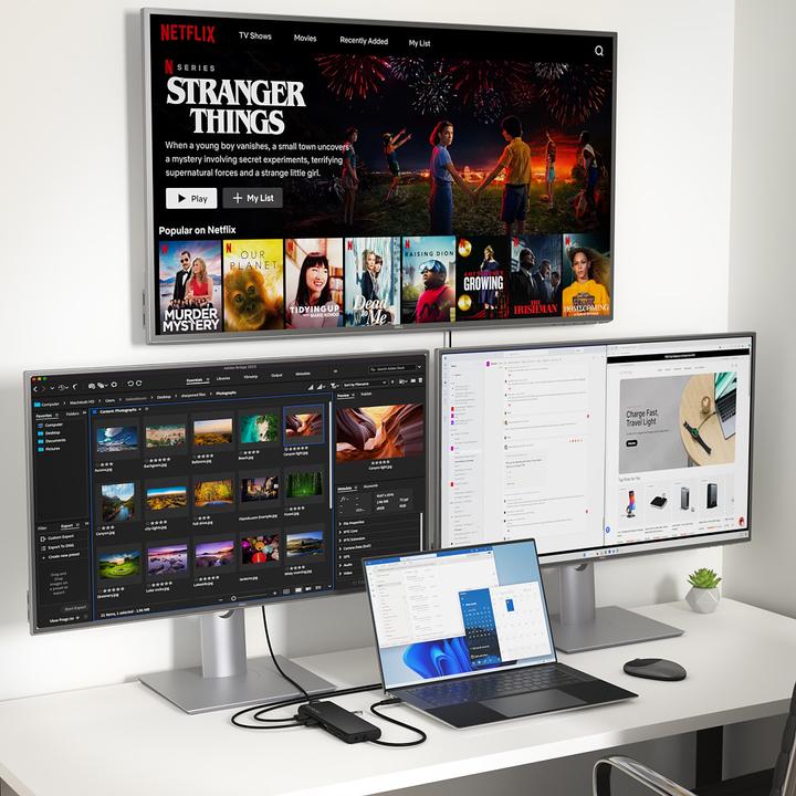 Image du produit Satechi 13-in-1 USB-C Triple Display Multiport Adapter (USB-C, 13 Ports)