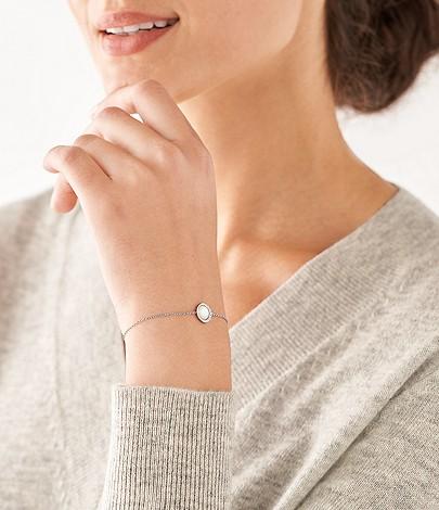 Actual product image Fossil Sterling Silver (Sterling Silver, Mother-of-pearl)