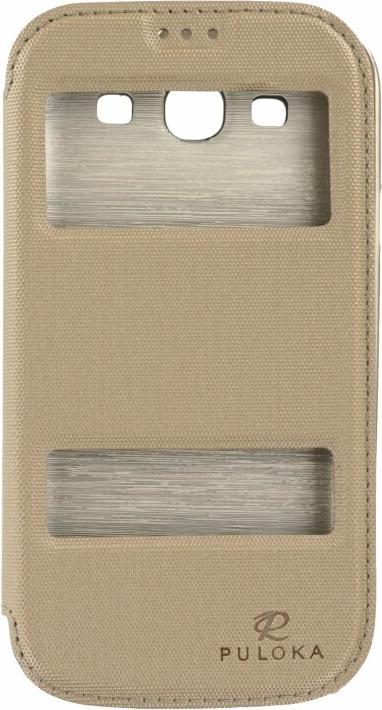 Immagine prodotto Puloka Custodia Flip per Samsung Galaxy S3 oro (Samsung Galaxy S III I9300)