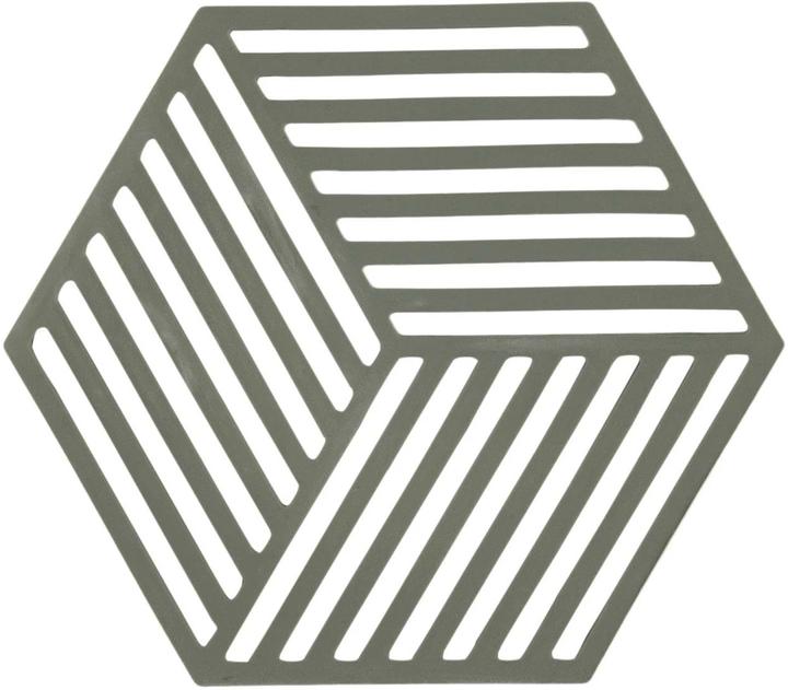 Zone Denmark Hexagon trivet olive green (1 x, Pan coaster)