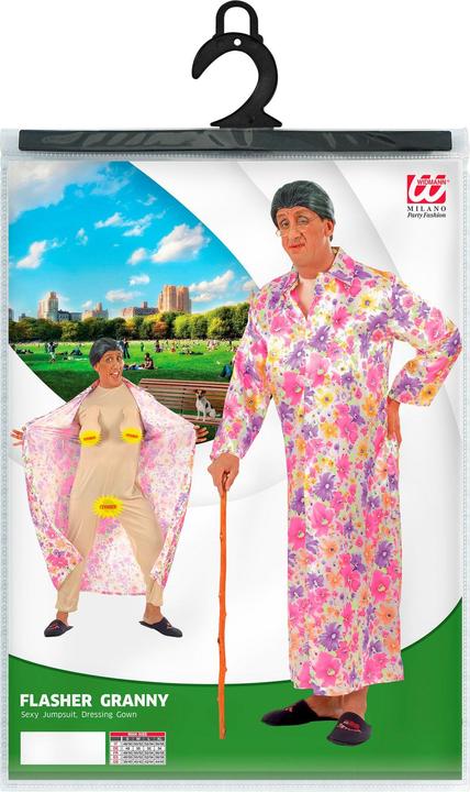 Image du produit Widmann Grand-mère exhibitionniste avec combinaison sexy et robe de chambre (XL)