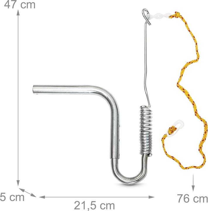 Actual product image Relaxdays Bicycle leash (One size, Dog, Pushbike)