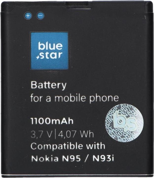 Actual product image NoName Battery Blue Star BLUE STAR PREMIUM battery for NOKIA N95 / N93i / E65 1100 mAh