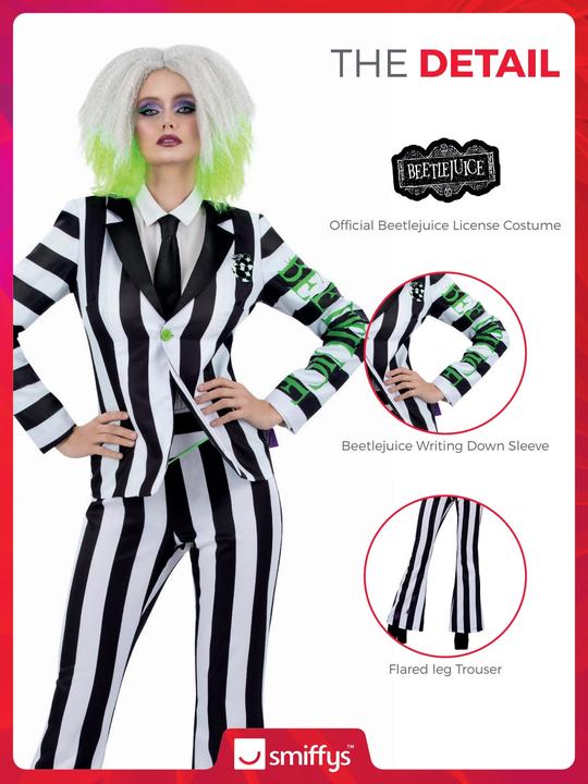 Actual product image Smiffys Beetlejuice Hosenanzug für Frauen (S)
