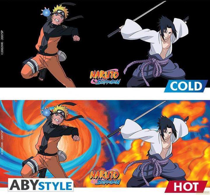 Actual product image ABYstyle Naruto Shippuden: Naruto vs. Sasuke - Thermal Effect (460 ml, 1 x)
