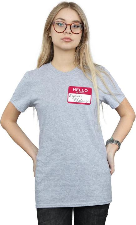 Actual product image Friends Womens/Ladies Regina Phalange Name Tag Cotton Boyfriend T-Shirt (3XL)