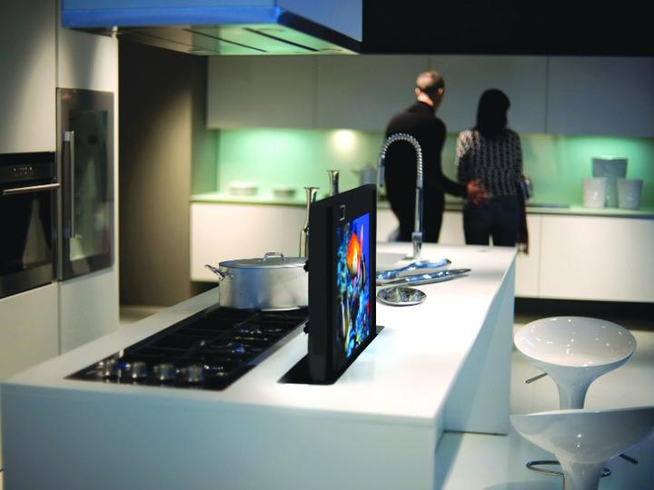 Actual product image Venset TV built-in lift TS700A, 60x40x7.2cm (Table, 65 kg)