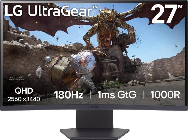 LG UltraGear 27GS60QX-B (2560 x 1440 pixels, 27")