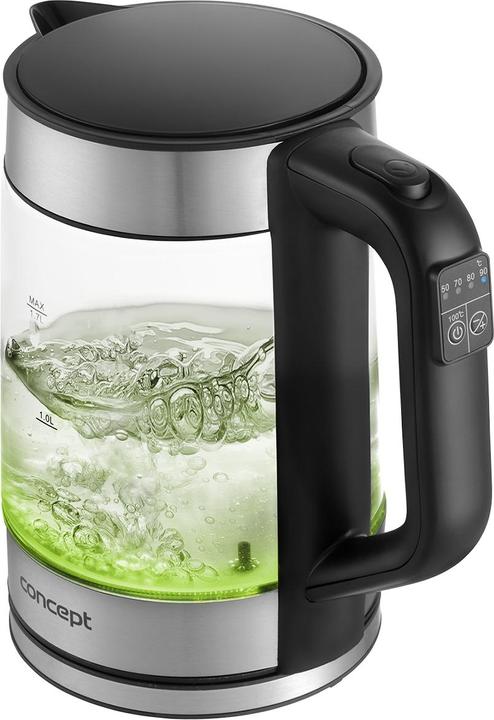 Actual product image Concept Czajnik Czajnik elektryczny szklany z regulacjš temperatury 1,7l RK4067 (1.70 l)
