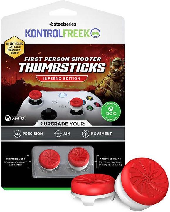 Produktbild SteelSeries FPS Inferno REDWHT Kit XBX (Xbox Series X, Xbox Series S, Xbox One S)