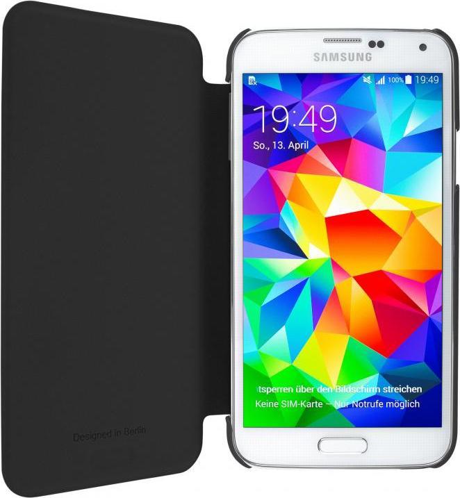 Actual product image Artwizz SmartJacket Protective Clip for Galaxy S5 Black (Samsung Galaxy S5)
