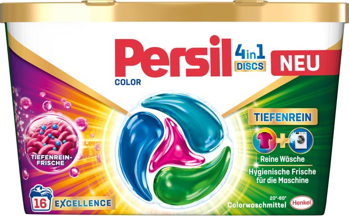 Image du produit Persil Waschmittel Kapseln Color Discs 16 WG, 272g (16 Cycles de lavage)