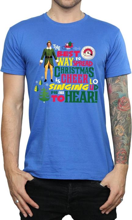 Immagine prodotto Elf Christmas Cheer Maglietta Uomo (XL)