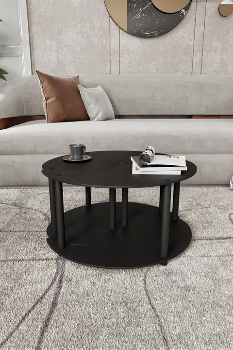 Actual product image Hanah Home Yin Yang Coffee Table 2 Set (70 x 38 x 70 cm)