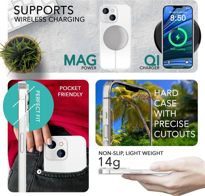 Actual product image Nalia Extremely Thin 0.3mm Matt Hardcase (Apple iPhone 14)