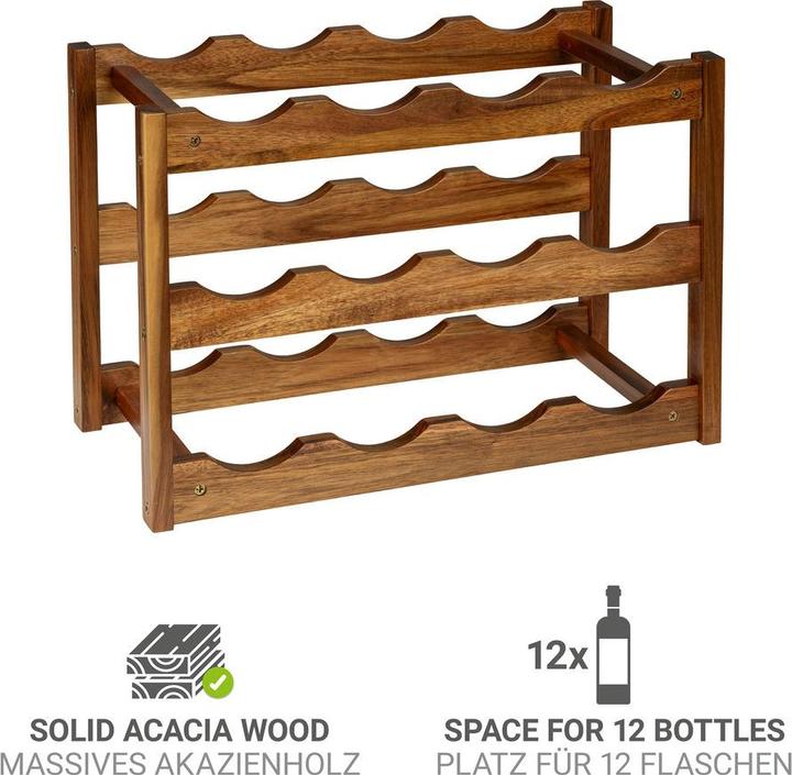 Actual product image Wenko Fondi wine rack (21 x 42 x 28 cm)
