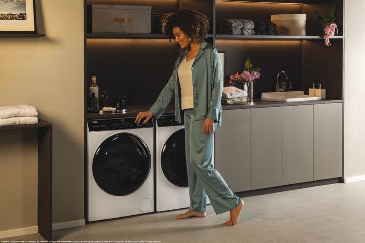Produktbild Haier I-Pro Serie 5 HW100-B14959U1 Frontlader-Waschmaschine 10 kg 1400 U/min Weiss (10 kg, Links, EU-Stecker)