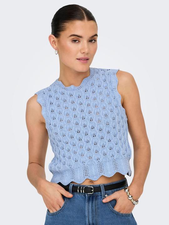 Image du produit Only Coupe normale Col rond Top tricoté (L)