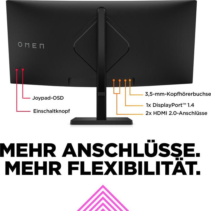 Actual product image HP Omen 34c (3440 x 1440 pixels, 34")