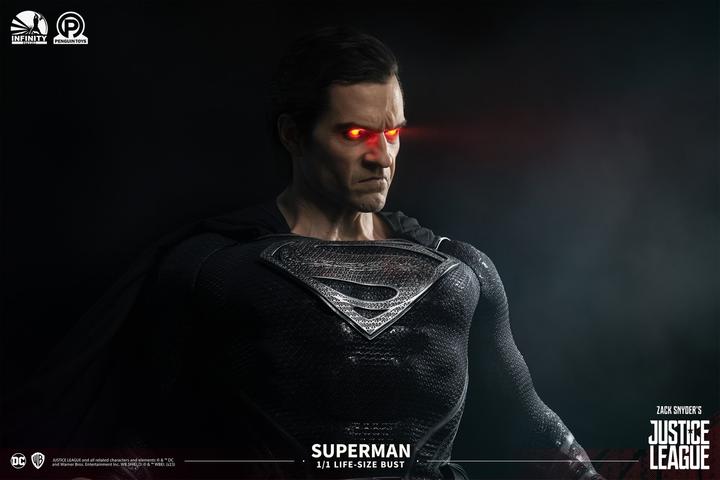 Produktbild Infinity Studios Snyder's Justice League "Superman - Black Version" 1/1 Lifesize Büste