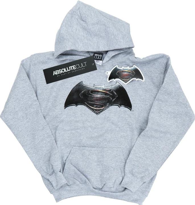 Actual product image Mens Batman v Superman Logo Hoodie (L)
