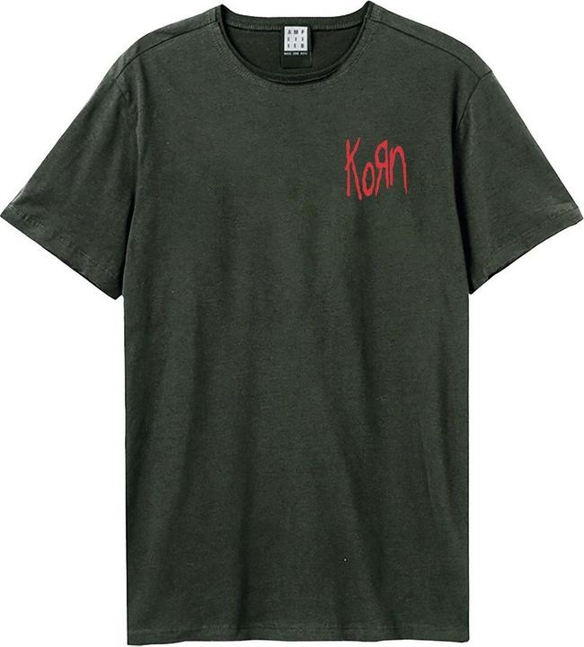 Actual product image Amplified Unisex Adult Lineart Issues Korn T-Shirt (XXL)