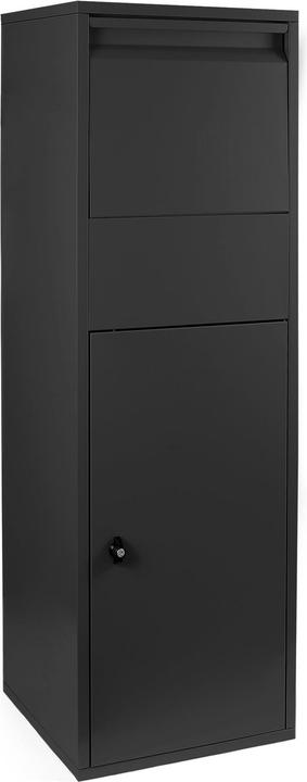 Immagine prodotto Wiltec Cassetta per pacchi Cassetta per lettere nera 46x45x140cm Cassetta per pacchi a casa Pacchi