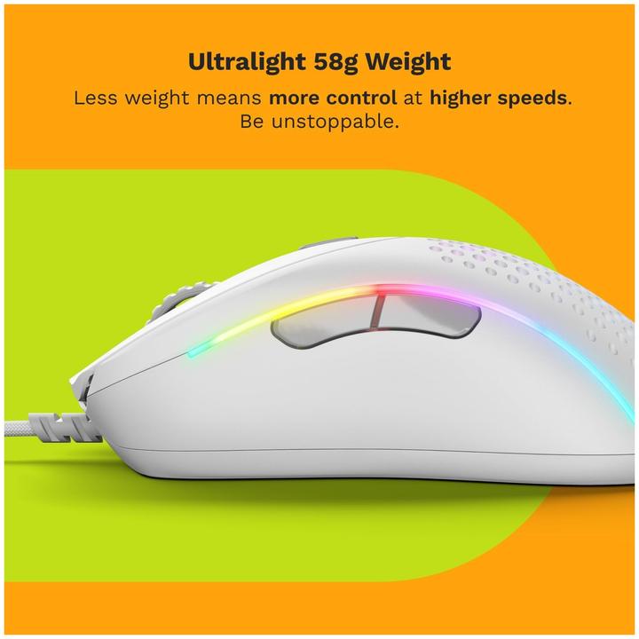 Actual product image Glorious PC Gaming Race Glorious Model D 2 gaming mouse - white (Cable)