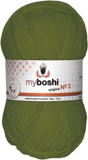 Produktbild Myboshi Wolle Nr. 3 col. 325 olive (42 m)