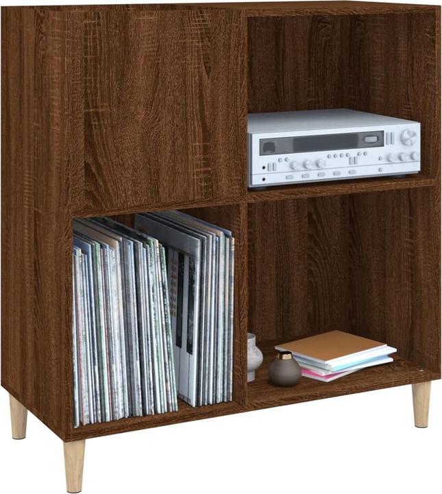 Immagine prodotto VidaXL Plattenschrank Braun Eichen-Optik 84,5x38x89 cm Holzwerkstoff