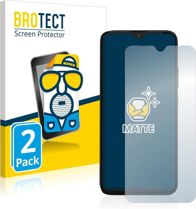 Actual product image BROTECT Anti-glare screen protector matt (2 Piece, Gigaset GS4)