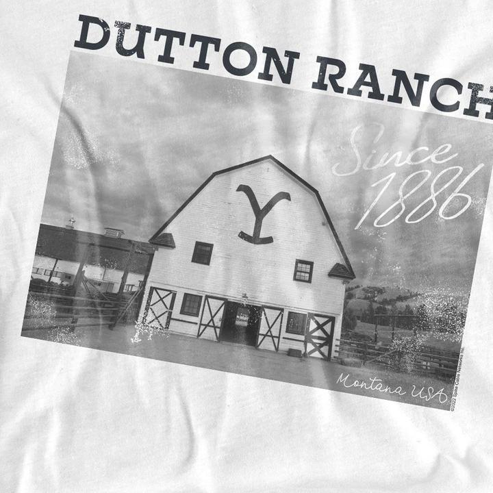 Actual product image Yellowstone Mens Dutton Barn T-Shirt (L)