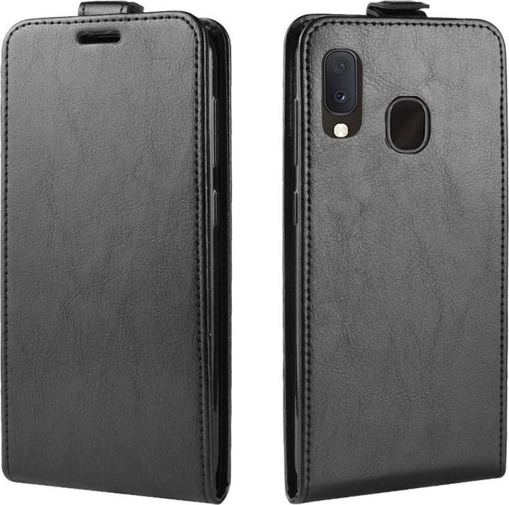 Image du produit Cover-Discount Etui à rabat en cuir avec compartiment photo vertical (Samsung Galaxy A20e)